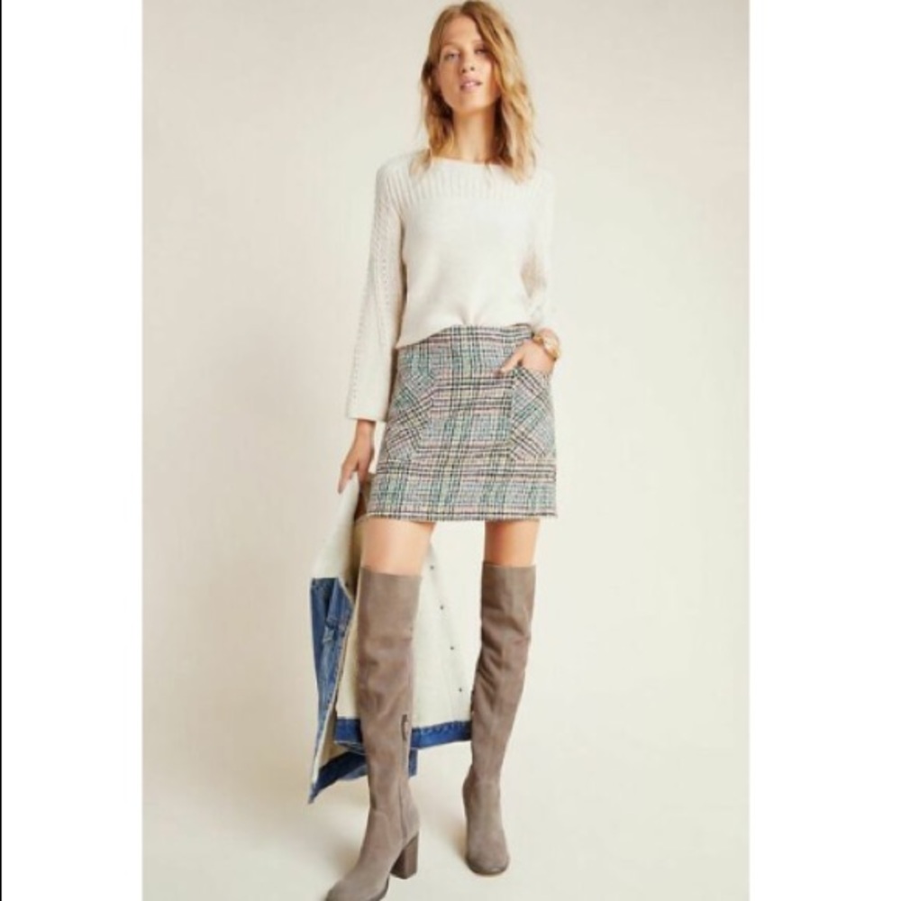 Anthropologie Maeve Bijou Knit Skirt